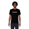 Mammut Hiking T-shirt Core Logo (made from recycled polyester and organic cotton) black Men